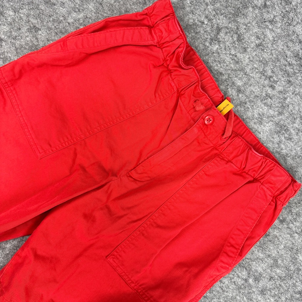 Polo Ralph‎ Lauren Red Cotton Blend Elastic Waist Cargo Shorts Girls' Size 18